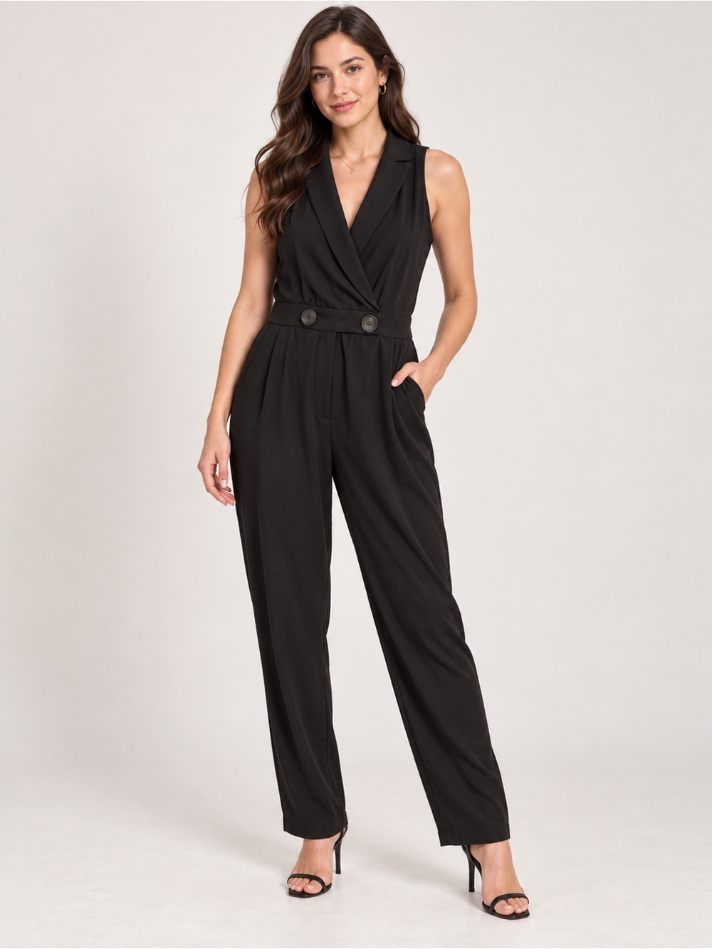 catherine malandrino by anthropologie black jumpsuit sz 10